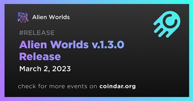 Lanzamiento AlienWorlds v.1.3.0