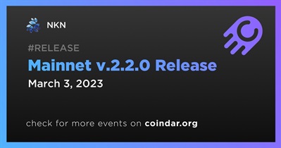 Lanzamiento de Mainnet v.2.2.0