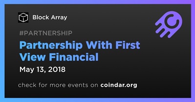 Partnership With First View Financial