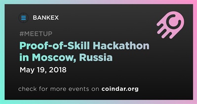 Hackathon de prova de habilidade em Moscou, Rússia