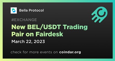 New BEL/USDT Trading Pair on Fairdesk
