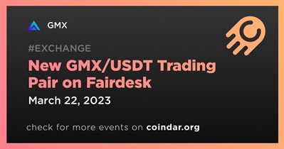 New GMX/USDT Trading Pair on Fairdesk