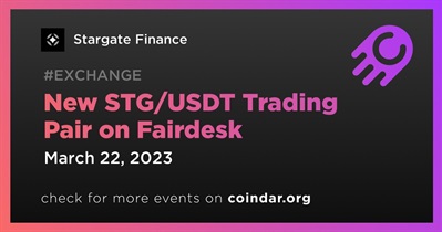 Nuevo par de trading STG/USDT en Fairdesk