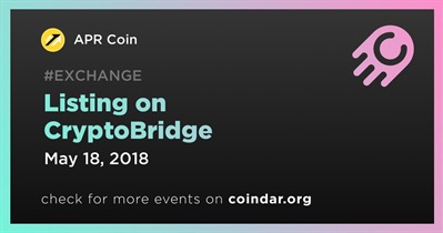 Listando em CryptoBridge