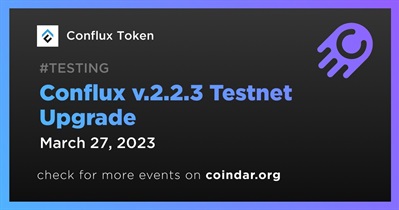 Actualización de la red de prueba de Conflux v.2.2.3