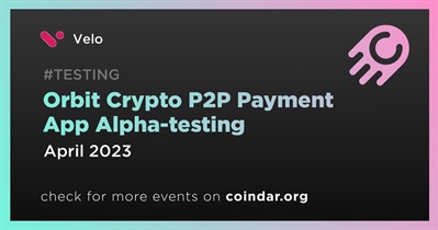 Orbit Crypto P2P Payment App Alpha-testing
