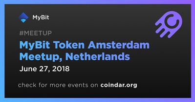 MyBit Token Amsterdam Meetup, Netherlands