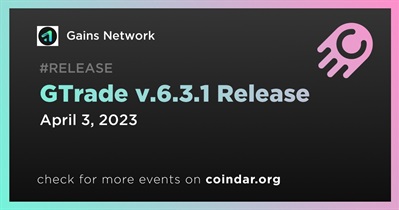 GTrade v.6.3.1 Release