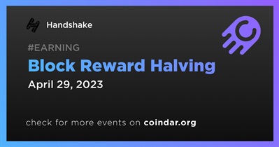 Block Reward Halving