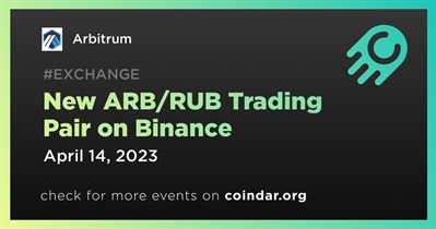 Bagong ARB/RUB Trading Pair sa Binance