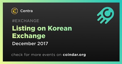 Korean Exchange पर लिस्टिंग