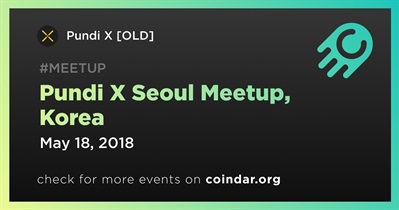 Pundi X Seoul Meetup, Korea