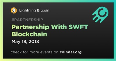 SWFT Blockchain के साथ साझेदारी