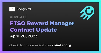 FTSO Reward Manager Contract Update