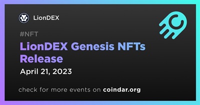 Lançamento de NFTs LionDEX Genesis