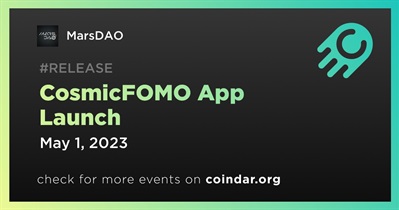 CosmicFOMO App Launch