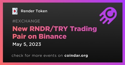 Nuevo par de trading RNDR/TRY en Binance