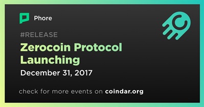Zerocoin Protocol Launching