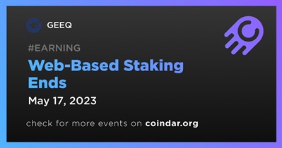 Web-Based Staking Ends