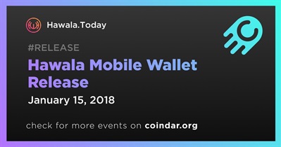 Hawala Mobile Wallet Release