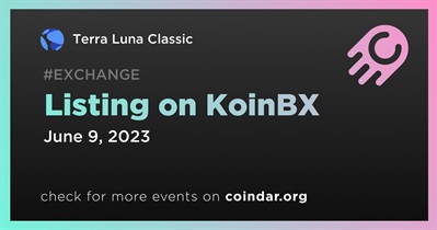 KoinBX पर लिस्टिंग