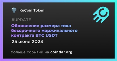 Обновление размера тика бессрочного маржинального контракта BTC USDT