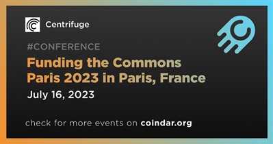 Paris, Fransa&#39;daki Commons Paris 2023&#39;e Finansman