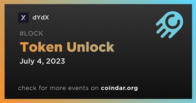3.87% of DYDX Tokens Will Be Unlocked on July 4