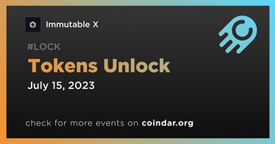 1.74% of IMX Tokens Will Be Unlocked on July 15th
