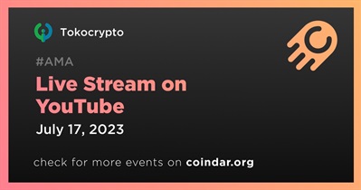 Tokocrypto to Host Live Stream on YouTube on July 17th
