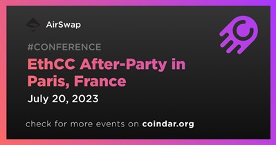 AirSwap to Attend Ethereum Community Conference After-Party on July 20th