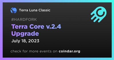 Terra Core v.2.4 Yükseltmesi
