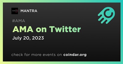MANTRA to Host AMA on Twitter on July 20th