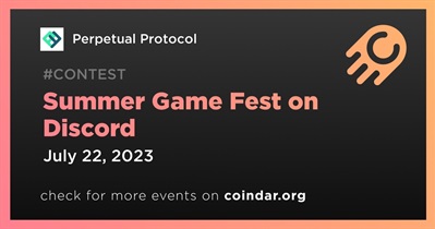Perpetual Protocol to Hold Summer Game Fest on Discord on July 22nd