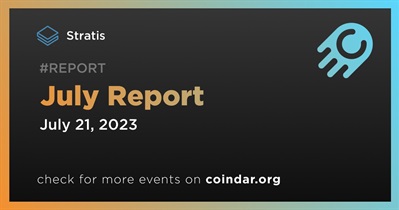 Stratis Releases Its Monthly Report for July 2023