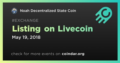 Listing on  Livecoin