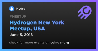 미국 Hydrogen New York Meetup
