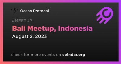 Ocean Protocol to Organize Meetup in Bali on August 2nd