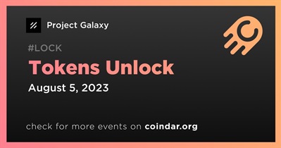 16.36% of GAL Tokens Will Be Unlocked on August 5th