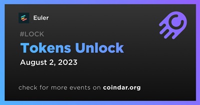 0.84% of EUL Tokens Will Be Unlocked on August 2nd
