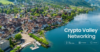 LCX to Host Meetup in Zug on October 3rd