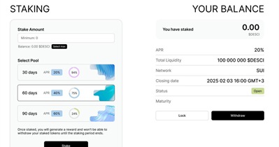SUI Desci Agents to Launch Staking in January