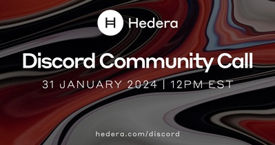Hedera to Host Community Call on January 31st