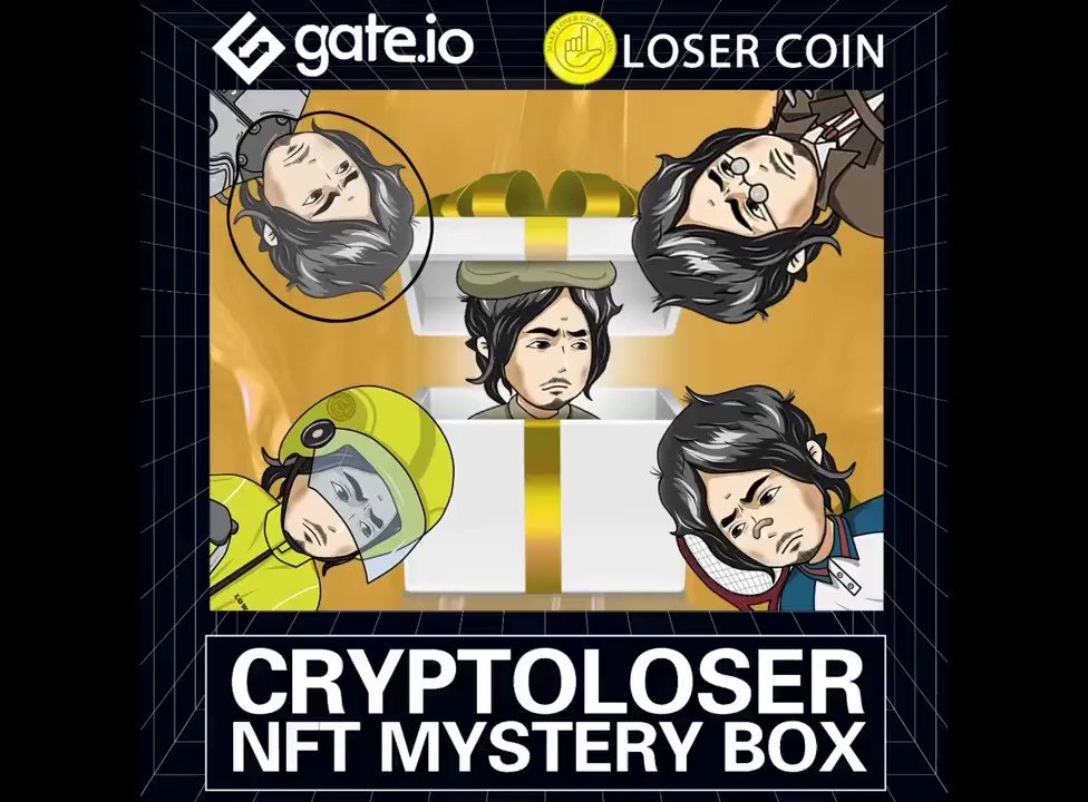 Loser Coin LOWB Cryptoloser Mystery Box Release on Gate.io Coindar