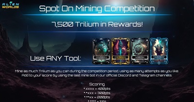 Alien Worlds to Host Spot on Mining Competition