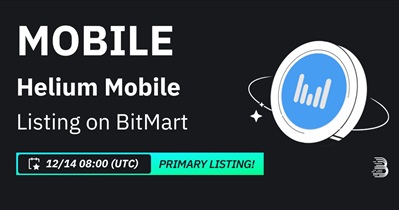 Helium Mobile to Be Listed on BitMart on December 14th