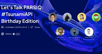 PARSIQ to Host AMA on Twitter on July 26th