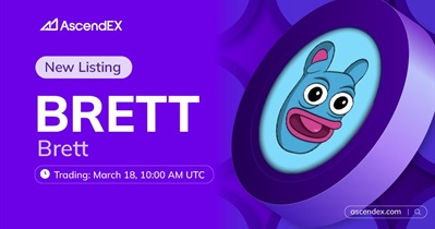Brett to Be Listed on AscendEX on March 18th