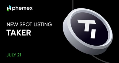 Taker Protocol to Be Listed on Phemex