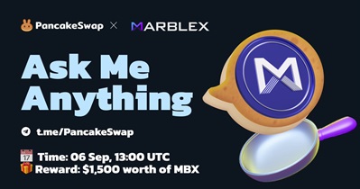Marblex and PancakeSwap Will Host Joint AMA on Telegram on September 6th